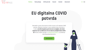 Na Hrvaškem že na voljo digitalno potrdilo za covid-19