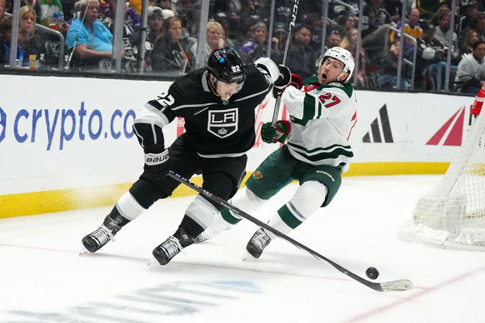 LA Kings | Hokejisti Los Angeles Kings, ki so si že pred dnevi zagotovili uvrstitev v končnico prvenstva NHL, so na domačem ledu z 1:3 izgubili proti Minnesoti Wild. | Foto Reuters